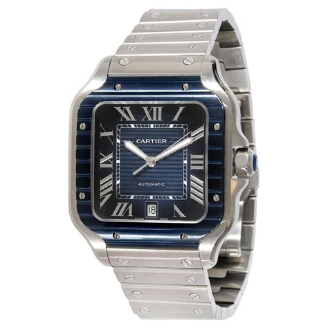 stainless steel cartier watch|stainless steel cartier watch men's.